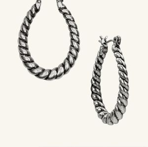 PATRICIA NASH GOLD HOOP EARRINGS NWT